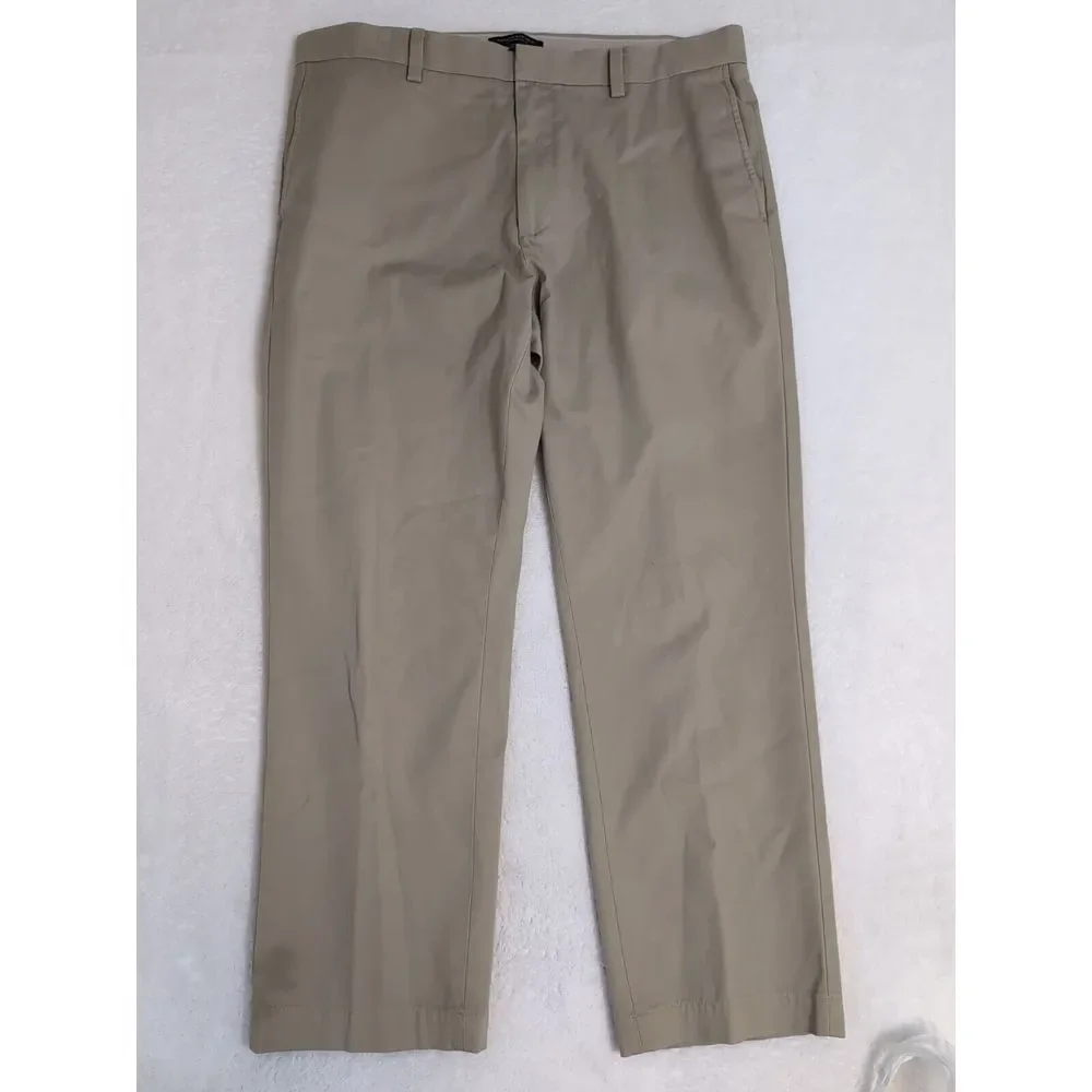 Banana Republic Mens Pants Beige 36x30*‎ Emerson Chino Cotton Blend